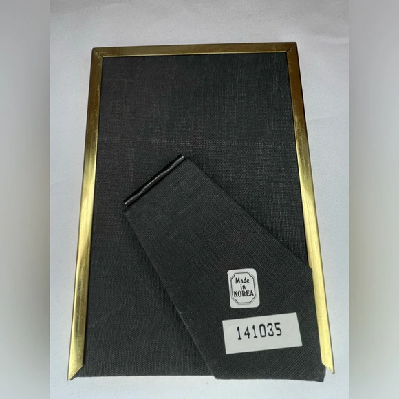 Ashton & Hayes Mini Picture Frame Polished Brass  3 1/2 X 5” - Picture 4 of 4